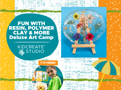 Fun with Resin, Polymer Clay & More *Deluxe* Art Camp (7-11y)
